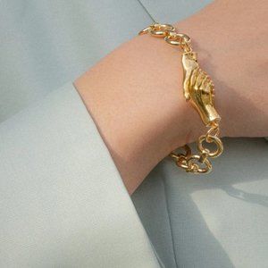 MLE GENTLEWOMAN'S AGREEMENT® BRACELET IN GOLD [NWOT]